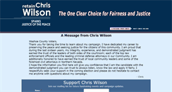 Desktop Screenshot of electchriswilson.com