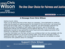 Tablet Screenshot of electchriswilson.com